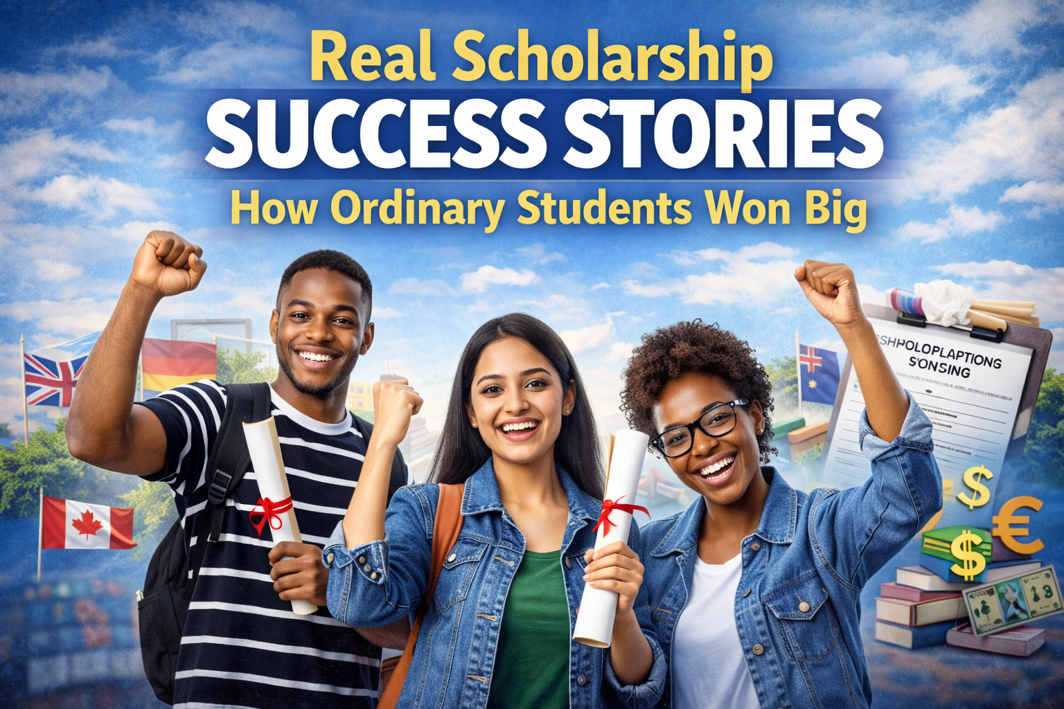 Real Scholarship Success Stories: How Ordinary Students Won Big