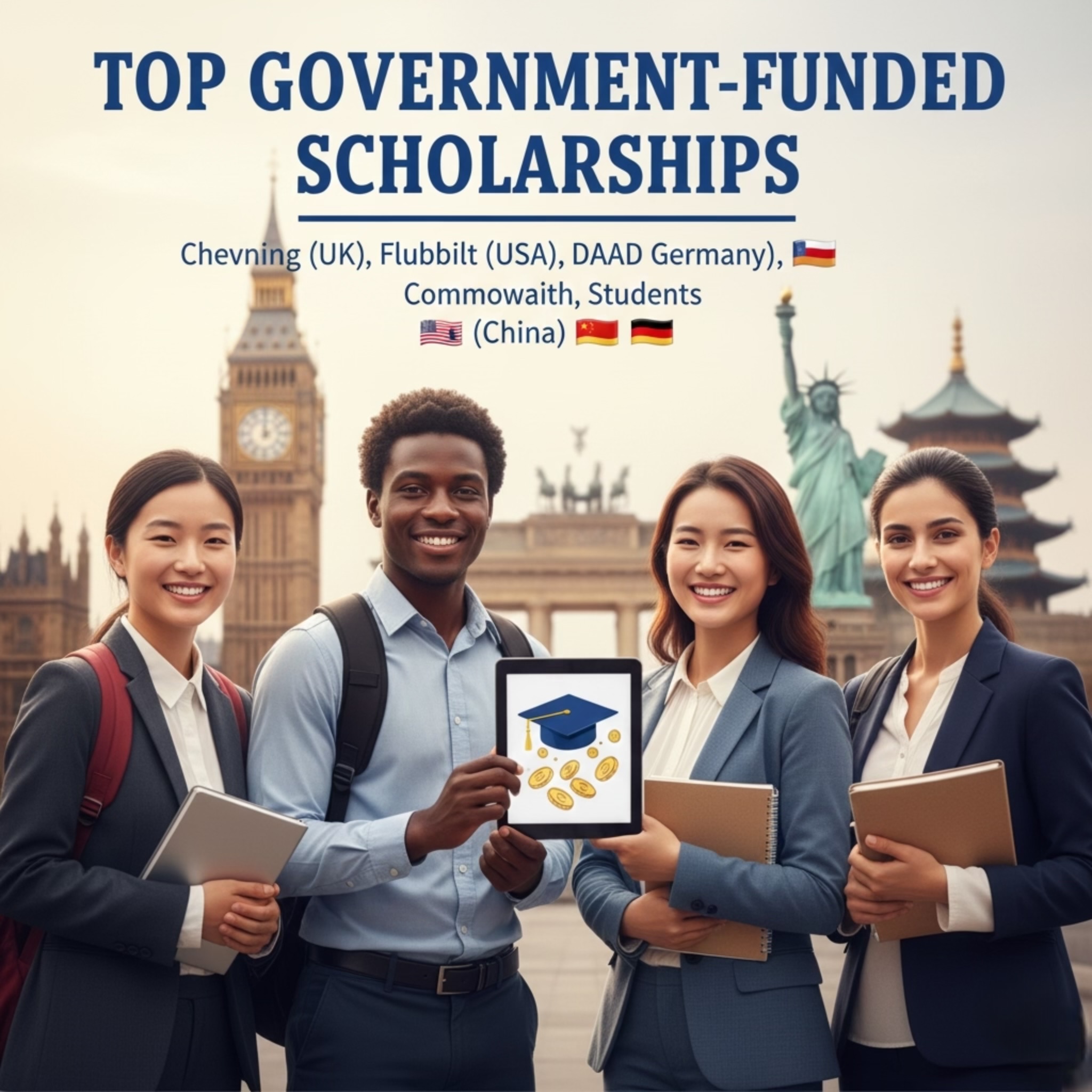 Top Government-Funded Scholarships for International Students