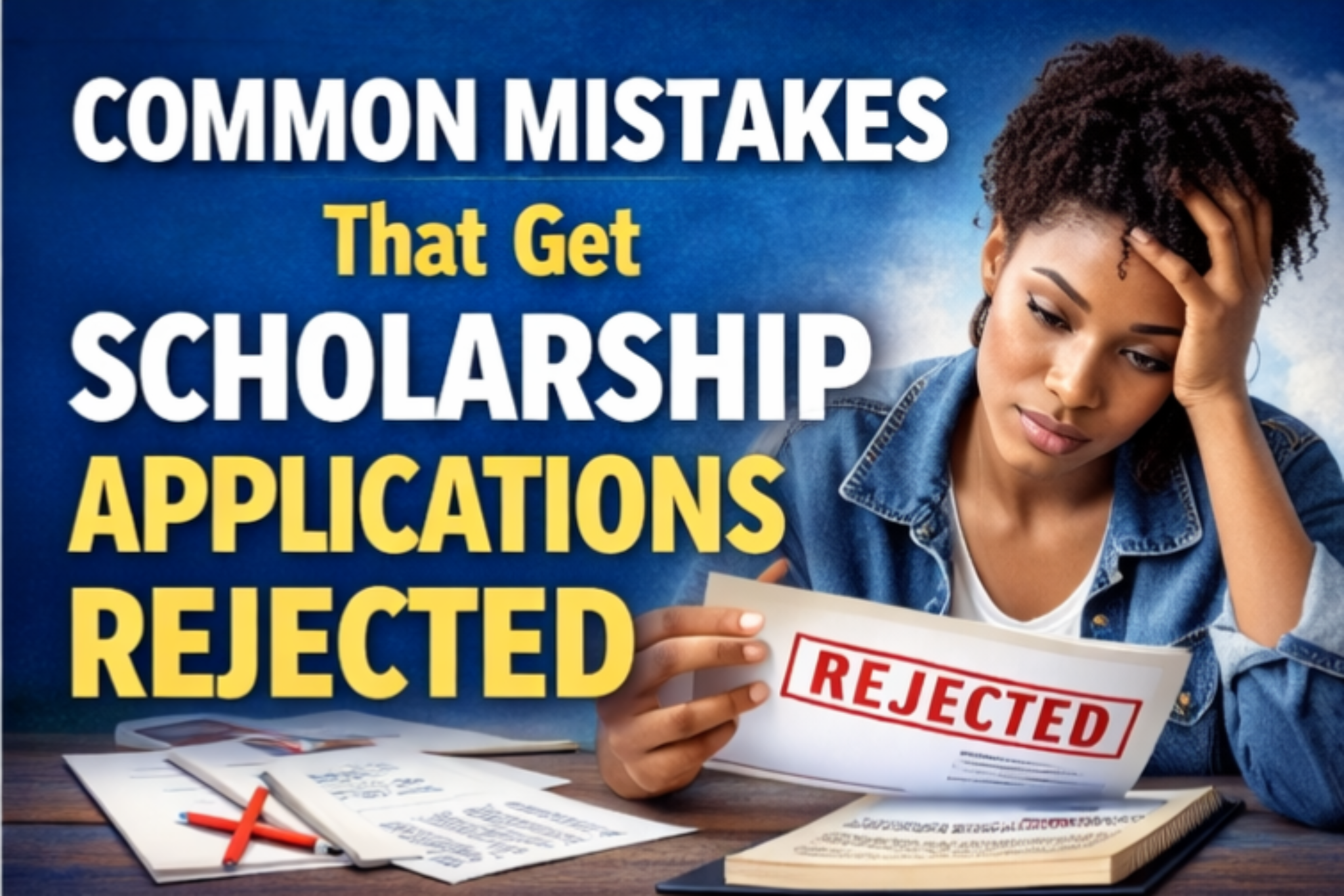 Common Mistakes That Get Scholarship Applications Rejected